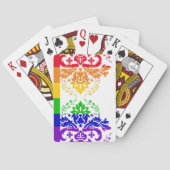 Feine Schwulenflagge, horizontale Streifen Spielkarten (Rückseite)