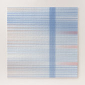 Feine Striche in Blau- und Rottönen. Puzzle (Horizontal)