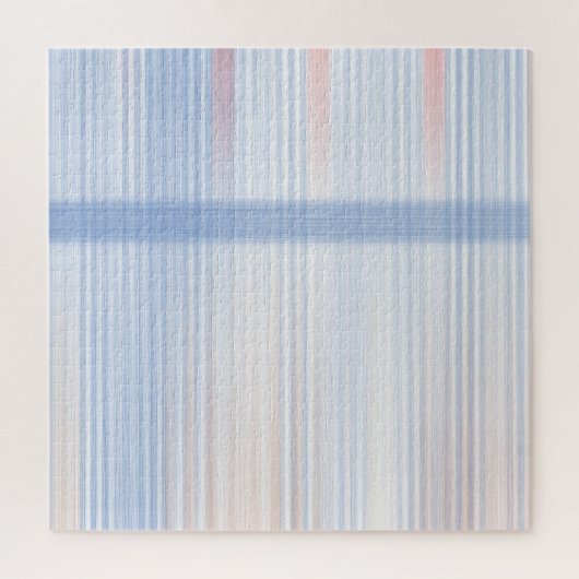 Feine Striche in Blau- und Rottönen. Puzzle (Vertikal)