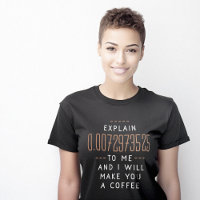 Feine Struktur konstante Kaffee Funny