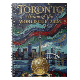 Feine Toronto-Fußball-Kunst 2026-Stadion  Notizblock