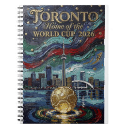 Feine Toronto-Fußballkunst 2026-Stadion  Notizblock
