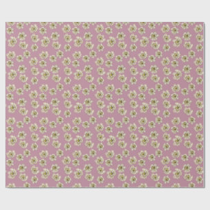 Feine Vintage Single-Blackerry-Blume Geschenkpapier