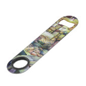 Feiner frischer Fisch am Freitag, Singapur Speedflaschenöffner (Rückseite Schrägansicht)