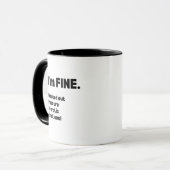 Feiner Funny Coffee Tasse (Vorderseite Links)
