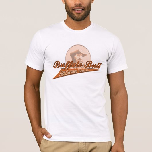 Feiner Kautabak Büffel-Stiers T-Shirt (Vorderseite)