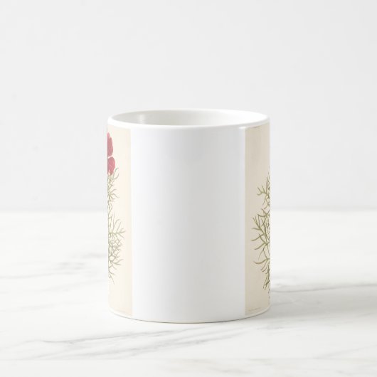 Feiner Leaved Paeony Kaffeetasse (Mittel)