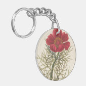 Feiner Leaved Paeony Schlüsselanhänger (Vorderseite links)