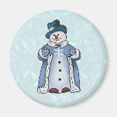 Feiner Schneemann Magnet (Vorne)