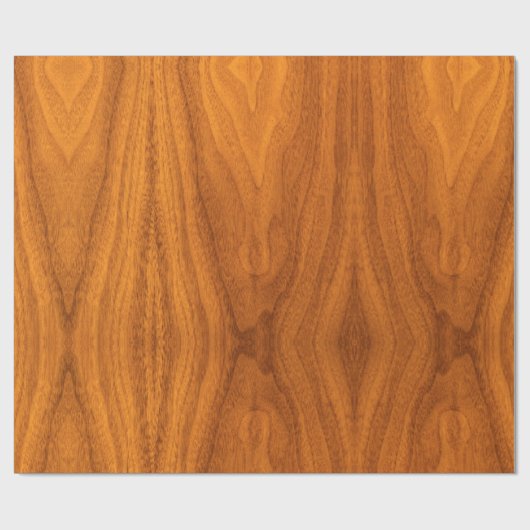 Feiner Teakholz-Furnier-Blattdruck Geschenkpapier (Flach)