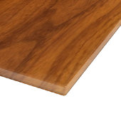 Feiner Teakholz-Furnier-Blattdruck Schneidebrett (Ecke)