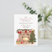 Feiner Weihnachtsbaum bewegte sich gemütlich im Wi Ankündigungspostkarte (Stehend Vorderseite)