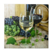 Feiner Wein, bis zur Perfektion gealtert Fliese (Vorderseite)