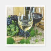 Feiner Wein, bis zur Perfektion gealtert Serviette (Vorderseite)