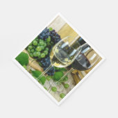 Feiner Wein, bis zur Perfektion gealtert Serviette (Ecke)