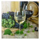 feiner Wein, nach Perfektion gealtert, Fliese (Vorderseite)