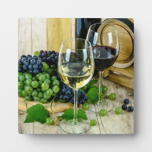 feiner Wein, nach Perfektion gealtert, Fotoplatte (Vorderseite)