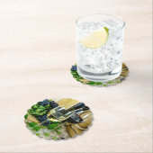 feiner Wein, nach Perfektion gealtert, Untersetzer (Vor Ort)