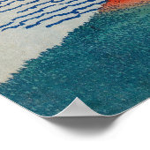 Feiner Wind, klarer Morgen (Red Fuji) Poster (Ecke)