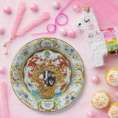 Feines Abendessen mit Hochzeitsmahl Pappteller (Party)