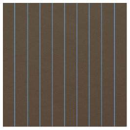 Feines Blau auf Schokoladenstreifen Stoff