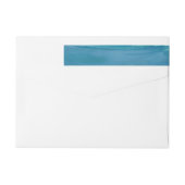 Feines blaues Watercolor-WELLENWEIZENMARKT (Rückseite)