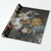 Feines BlumenDecoupage Plakat Geschenkpapier (Ungerollt)