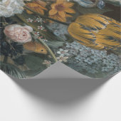 Feines BlumenDecoupage Plakat Geschenkpapier (Ecke)