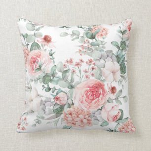 Feines Blumenkissen Kissen