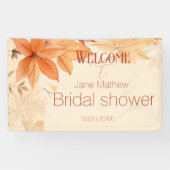 Feines Brautparty vom Herbst Banner (Horizontal)