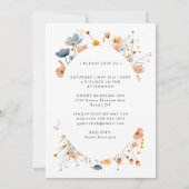 Feines elegantes Foto-Brautparty Einladung (Rückseite)