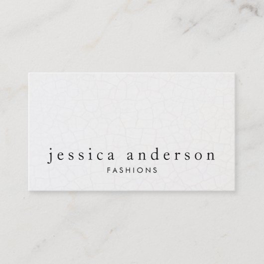 Feines, elegantes Licht minimalistisch Visitenkarte (Vorderseite)