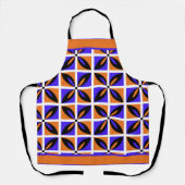 Feines geometrisches Blumendesign Schürze (Vorderseite)