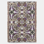 Feines, göttliches Swirbeldesign - Keilblanket Decke (Vorderseite Vertikal)