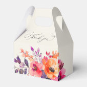 Feines helles, rosa Orangefarbenes Brautparty Geschenkschachtel (Vorderseite)