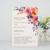 Feines, hellrosa, orangefarbenes Blumenprogramm (Stehend Vorderseite)