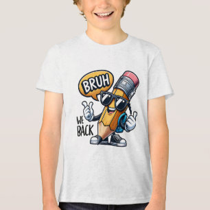 **Feines Jersey-T-Shirt für Kinder Tri-Blend Shirt