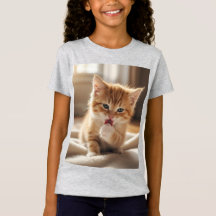 Feines Jersey-T-Shirt für Mädchen