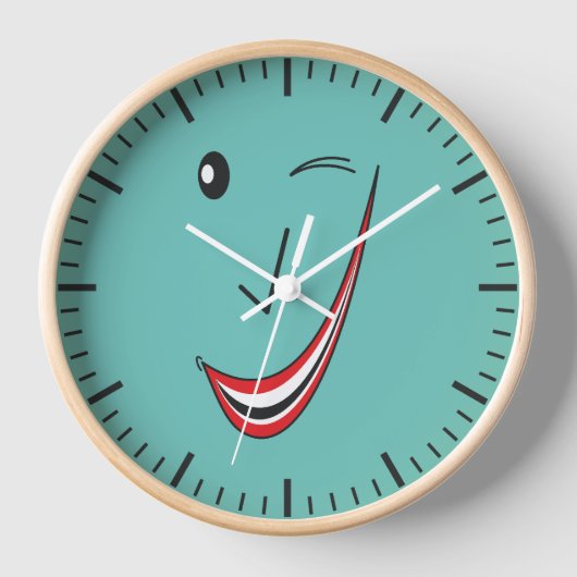 Feines Lächeln B0. Uhr (Vorderseite)