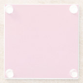 Feines Luxus rosa Tuch Textur. Glasuntersetzer (Rückseite)