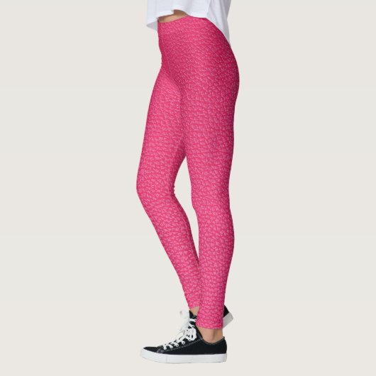 Feines Luxus rosa Tuch Textur. Leggings (Links)