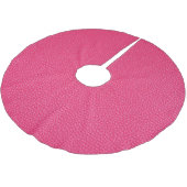 Feines Luxus rosa Tuch Textur. Polyester Weihnachtsbaumdecke (Schrägansicht)