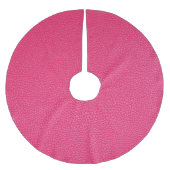 Feines Luxus rosa Tuch Textur. Polyester Weihnachtsbaumdecke (Vorderseite)