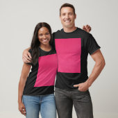 Feines Luxus rosa Tuch Textur. T-Shirt (Unisex)