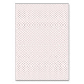 Feines, mehrfach wiederholtes, rautenförmiges Masc Tischnummer (Rückseite)