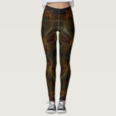 Feines modisches Linienmuster Nr. 2 Leggings (Vorderseite)