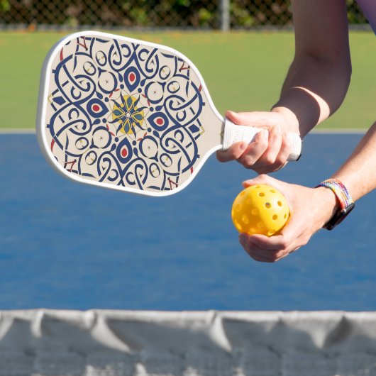 feines Mosaik Pickleball Schläger (InSitu)
