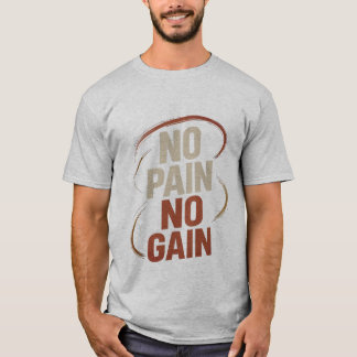 Feines Motivierend T-Shirt für Fitness und Gymnast