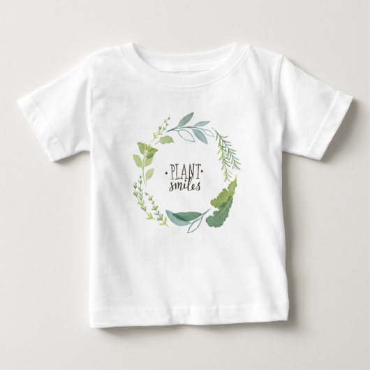 Feines Pflanzen-Lächeln der Kraut-II | Baby T-shirt (Vorderseite)