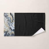 Feines Schwarz-Weiß-Set im Badezimmer Badhandtuch Set (Handtuch)